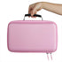 Hermitshell Travel Case for Building Blocks - Fits 30/62 Pieces, Up to 100 Pieces (Pink)