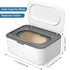 4 Pieces Wipes Dispenser Baby Wipes Case Container Case Wet Wipe Holder with Sealing Design Refillable Baby Wipe