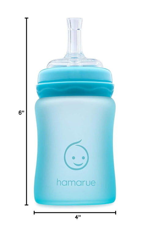 3-in-1 1-3 5 oz) Glass Sippy Cups for Toddlers | Silicone Coated Baby Sippy Cup | Non-Toxic Transition Sippy Cup