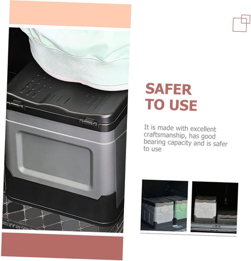 OUNONA Outdoor Portable Toilet Foldable Car Travel Toilet for Camping Emergency Use Compact Design Material Convenient