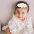 Baby Girl Nylon Headbands, Flower Hair Bows Accessories, 3Pcs Handmade Elastic Hair Band Crown for Newborn