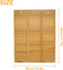 Wood Display Case for 30 Packaged Cars, Hanging Organizer for Match-Box Cars, 13.8 x 17.7 inch