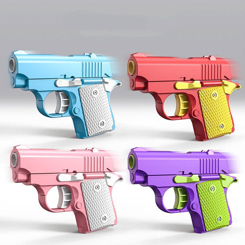 Poveyan 4 PCS Fidget Gun Toys, Kids Toys for Boys Age 3-5, Prizes