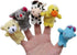 Super Z Outlet Velvet Cute Animal Style Finger Puppets for Children, 10 Animals Set for Playtime.