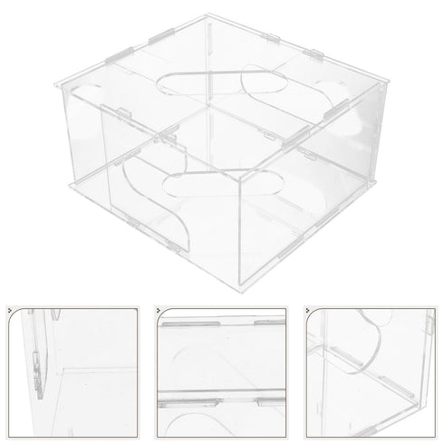 HEALSOPTHY Breastmilk Storage Bag Container Freezer Organizer for Nursing Moms Acrylic Fridge Breast Milk Storage Box