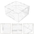 HEALSOPTHY Breastmilk Storage Bag Container Freezer Organizer for Nursing Moms Acrylic Fridge Breast Milk Storage Box