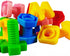 Jumbo Nuts and Bolts for Toddlers - 40 Pcs Screw Toys with Storage Tote and Book - Occupational Therapy Shape Sorter