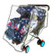 Weather Shield for Double Stroller - Universal Size Side by Side Baby Umbrella Rain Cover, Waterproof Jogger City