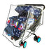 Weather Shield for Double Stroller - Universal Size Side by Side Baby Umbrella Rain Cover, Waterproof Jogger City