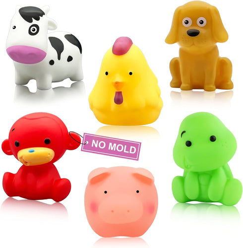 Bathtub Toys for Toddlers 1-3, Mold Free No Hole Baby Bath Toys for Age 1-6, Shower Gifts