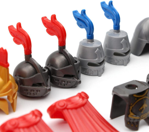 Feleph Medieval Weapons Pack for Knight Figures Ancient Kingdom Military Soldier Castle Equipment and Toy Block Kit Compatible with Major Brand