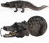 2 Pcs Simulated Crocodiles Model Figure Toy, Realistic Alligator Figurines Collection for Science Educational Props