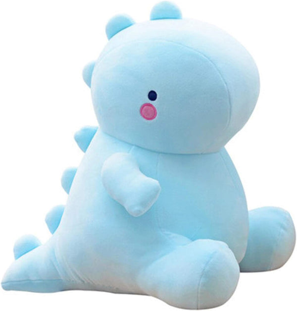 Cute Dinosaur Plush Toys, Fat Dinosaur Stuffed Dolls, Soft Dino Plushie, Birthday Gifts for Kids, Blue 12 inch