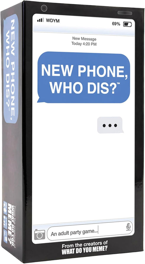 WHAT DO YOU MEME? New Phone, Who Dis? - Offline Text Messaging Party Game for Adults