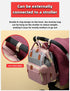zepingminn Backpack, Diaper Bag Multifunctional Travel Baby Bag with Changing Pad, Insulated Bottle Holders, Pacifier
