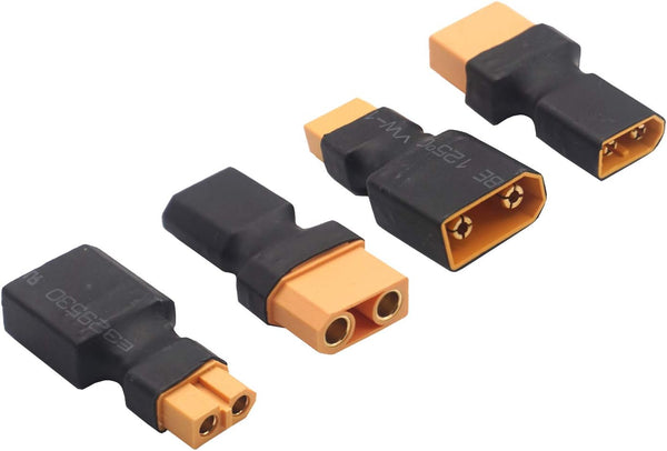 2Pairs ShareGoo RC XT90 to XT60 Plug Male Female Adapter Connector for RC FPV Drone Car Lipo NiMH Battery Charger