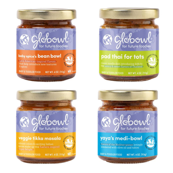 Globowl Stage 3 Baby Food & Toddler Meals, 6+ Months Early Allergen