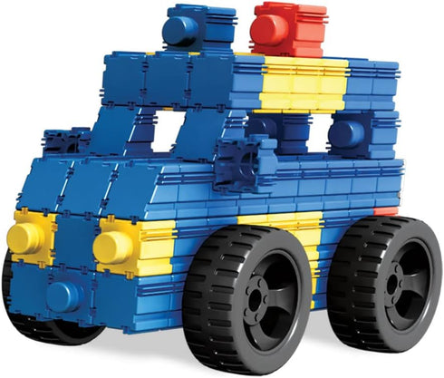 SNAPO Advanced Builder Blocks for Ages 7 and Up - Six-Sided Toddler Building Blocks for Planes, Cars, Trains