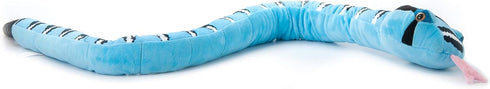 The Petting Zoo Blue Rock Rattlesnake Plush Toy, 54 inches, Gifts for Kids