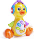 Yzata Musical Flapping Yellow Duck, Crawling Tummy Time, Educational Learning Walking Light Up