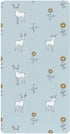 miaozhen Cotton Crib Sheets for Baby Boys Girls Soft Stretchy Simple Line Deer