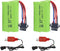 2PCS 7.4V 500mah SM-4P Plug Charging Battery - USB Charging Cable for EC16 DE85 RC Toy Car Model