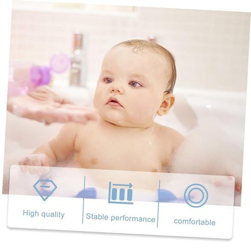 SHOWERORO Anti-Skid Bathing Chair with High Backrest Material Shower Seat for Newborns and Stable Non-Slip Sucker Base