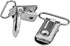 25pcs 1" Pacifier Suspender Clips, Marrywindix Clips for Making Pacifier Holders, Bib Clips, Toy Holder, Silver