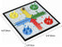 Ludo Game Board Set - 9.5” Magnetic Folding Travel Classic Strategy Game for Kids & Adults