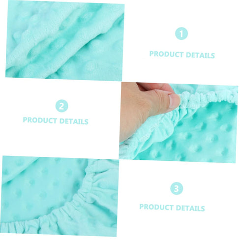 ORFOFE Breathable Baby Changing Pad Cover Mint Green Soft Massage Table Changing Mat Detachable Design for Infants
