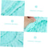 ORFOFE Breathable Baby Changing Pad Cover Mint Green Soft Massage Table Changing Mat Detachable Design for Infants