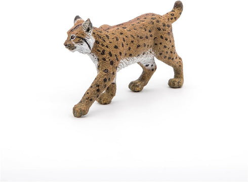 Papo Lynx Realistic Plastic Figurine - Hand Painted, Durable Wildlife Toy for Children, Gift Idea