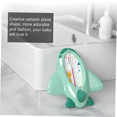 Toddmomy Cartoon Plane Bath Thermometer - Accurate Water Temperature Reading