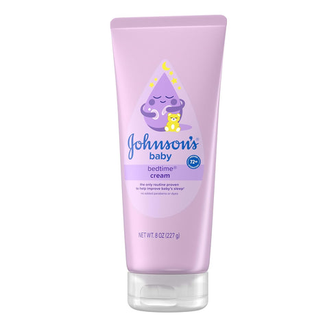 8 oz Johnson's Baby Bedtime Cream with Soothing NaturalCalm Aromas, Baby Cream with Calming Aromas, Soothing