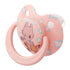 Cute Silicone Adult Pacifiers Pink: Big Shield Binky for Anxiety - Large Size Butterfly Shaped Paci with Handle Dragon