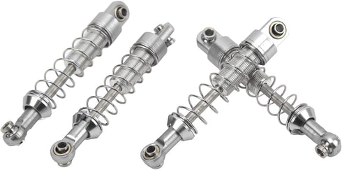 VGEBY 2 Pairs Aluminum Alloy, 60mm RC Car Modification Parts for C14 C24 MN D90 99S (Silver)