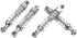 VGEBY 2 Pairs Aluminum Alloy, 60mm RC Car Modification Parts for C14 C24 MN D90 99S (Silver)