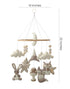 Whimsical Woodland Crib Mobile - Handmade Neutral Nursery Decor with Forest Animals and Clouds