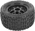 RC Tires, Replacement Plastic Frames 4Pcs Universal RC Wheel, Strong Cushioning Excellent Grip for Car Models