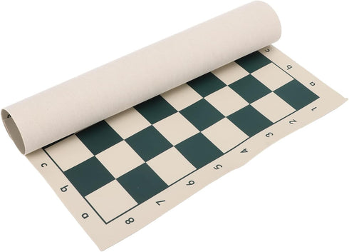 Alomejor Portable Chess Board, 34.5x34.5cm PVC Soft Tournament Chess Set for Travel Camping