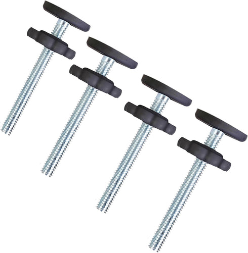 4 Pack Baby Gate Screws Replacement, 8MM Threaded Spindle Rod Hardware Parts Kit for Safety Gates