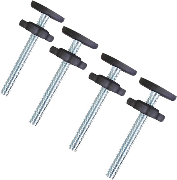 4 Pack Baby Gate Screws Replacement, 8MM Threaded Spindle Rod Hardware Parts Kit for Safety Gates