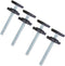 4 Pack Baby Gate Screws Replacement, 8MM Threaded Spindle Rod Hardware Parts Kit for Safety Gates