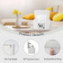 Klmnop 8.3L 4.9W 3.9H inch Dog Wipes Dispenser for Paw & Butt Cleaning, x x Wipe Holder with Lid, Refillable