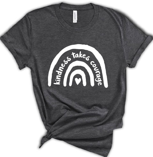 Kindness Takes Courage Shirt, Bullying Shirts, Unity Day, Women's End Bullying T-Shirts, Anti-Bullying Awareness Tee