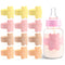 LemonRoad 12 Pcs Bottle Labels Daycare Reusable, Bear Pattern Waterproof Silicone Baby Bottle