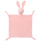 Organic Cotton Bunny Loveys, Soft & Breathable Newborn Security Blanket for Baby Boy Girl, Muslin Fabric