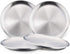 HaWare 18/8 Stainless Steel Plates for Toddlers, Durable 304 Metal Dishes for Serving, Snack, Camping - 4 Pack