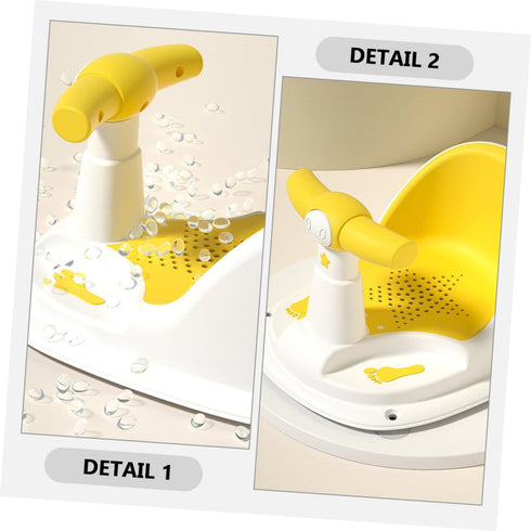 JUMPLAWN Setup Bath Seat for Newborns and Non-Slip Bathtub Chair Featuring Stable Hold and Easy Suitable for Months