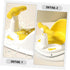 JUMPLAWN Setup Bath Seat for Newborns and Non-Slip Bathtub Chair Featuring Stable Hold and Easy Suitable for Months
